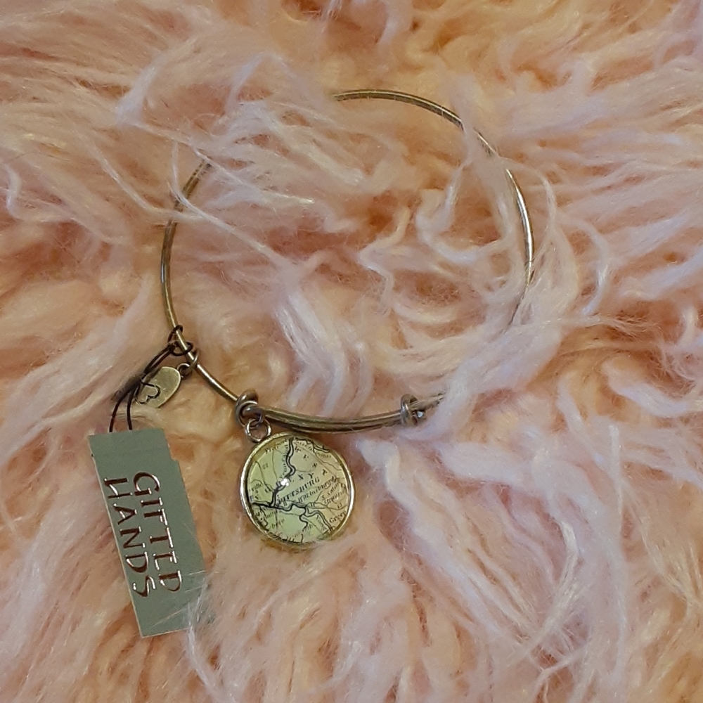 Pittsburgh Map Bracelet